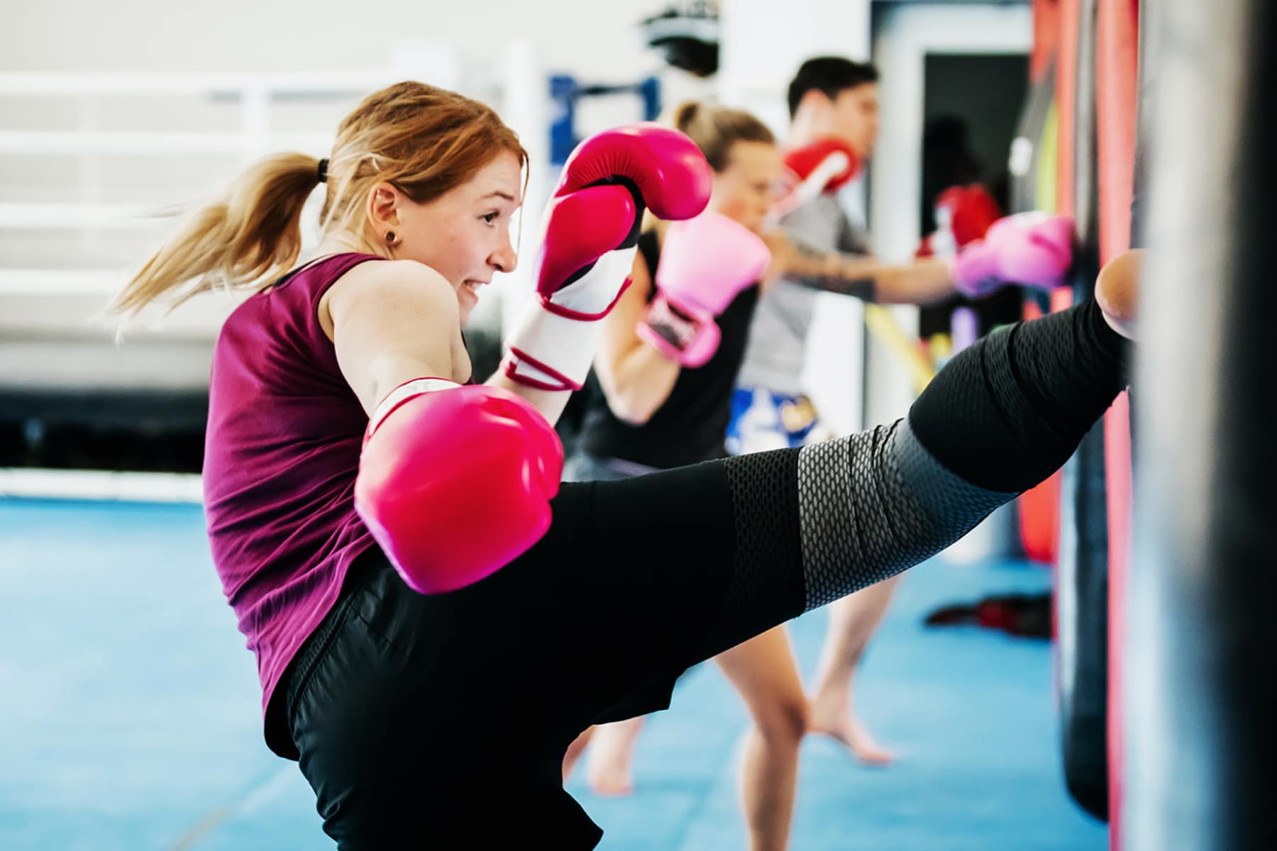 Group Of Women Kickboxing Together At Gym Metro Continuing Education Group Of Women Kickboxing Together At Gym Metro Continuing Education