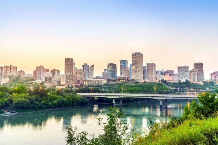 cityscape view of edmonton